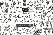 350 Whimsical Illustrations Bundle, a Seasonal Illustration by Pink Coffie (Thumbnail 1 of 19)