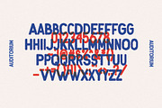 Auditorium, a Sans Serif Font by Midnight Grim (Thumbnail 3 of 4)