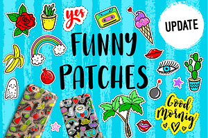 100 Funny Patches 36 Patterns