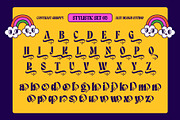 Contrast Groovy Typeface, a Serif Font by alit design (Thumbnail 10 of 20)
