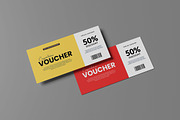 Gift Voucher Mockup, an Advertising Mockup by GraphicWindow (Thumbnail 3 of 9)