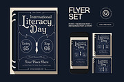 International Literacy Day Flyer, a Flyer Template by graphicook (Thumbnail 1 of 3)