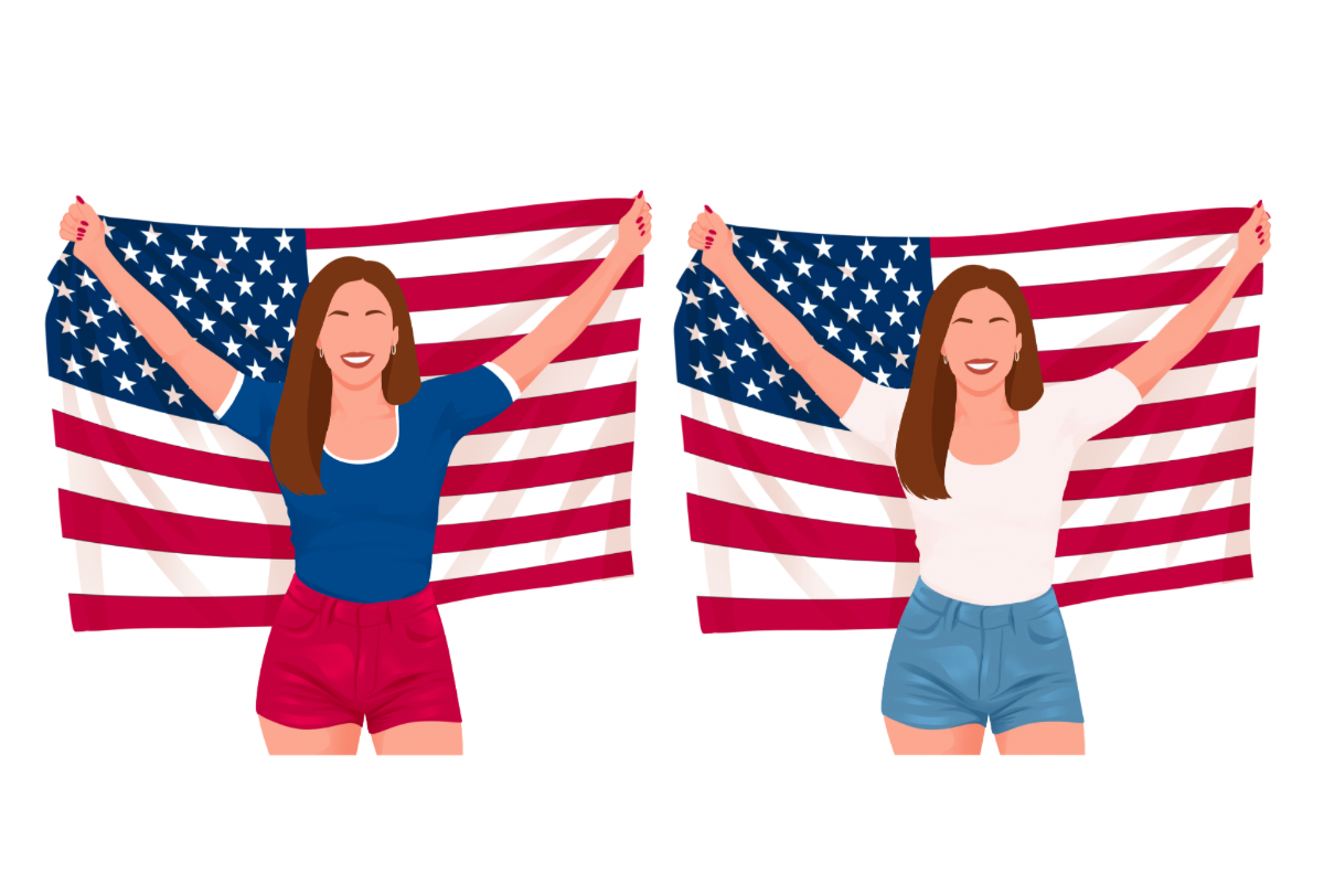 Independence Day Woman Clipart, a Seasonal Illustration by Made bynath (Photo 2 of 5)