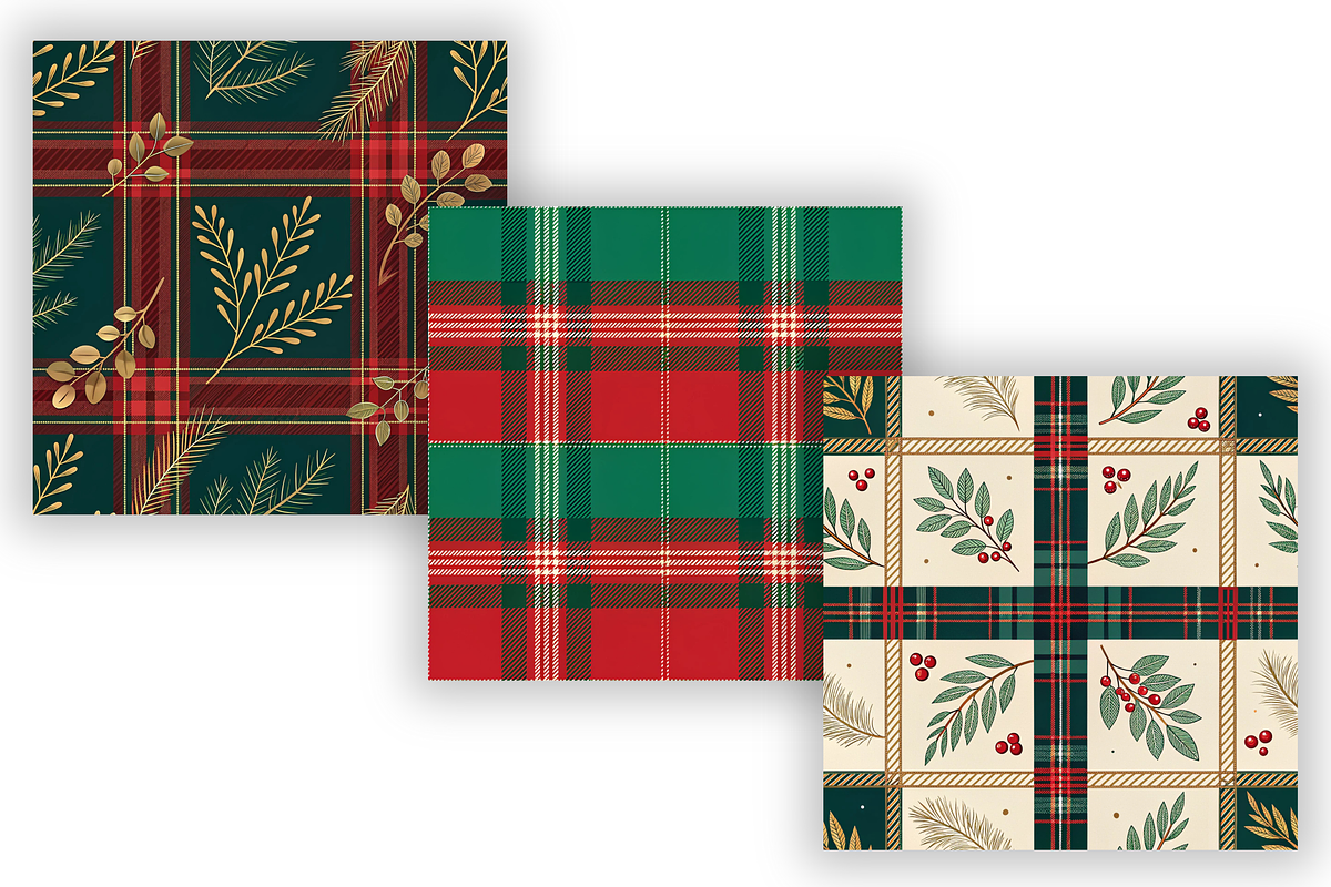 Tartan Plaid Digital Paper, Seamless, a Pattern Graphic by FloridPrintables (Photo 2 of 6)