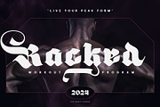 Giant Black Typeface, a Blackletter Font by alit design (Thumbnail 8 of 20)