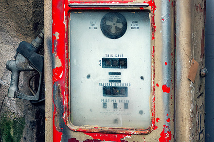 Rusty and Old  fuel pump