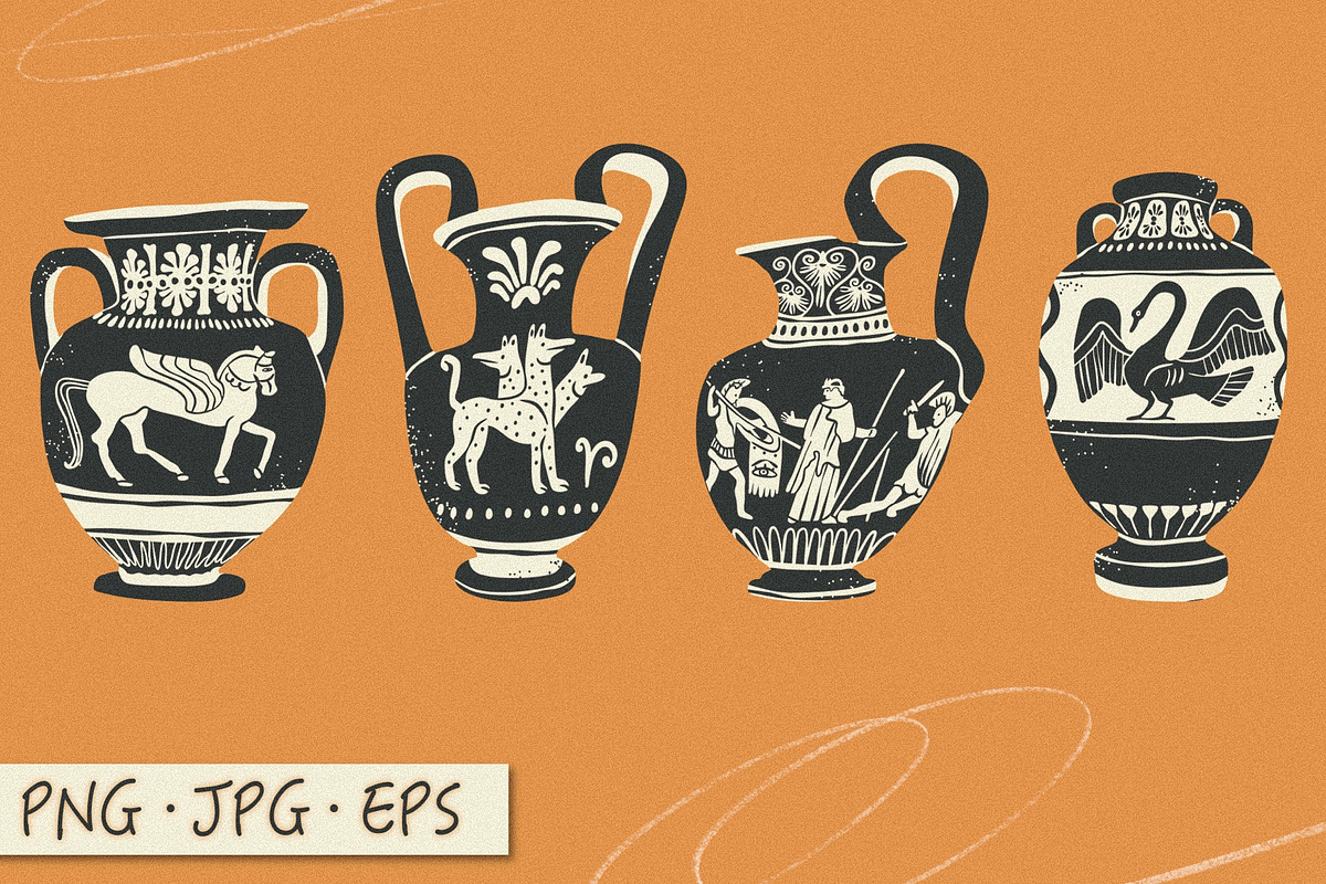Ancient vases, an Object Graphic by Twisted Tail (Photo 4 of 5)