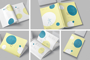 A4 A5 A6 Soft Cover Book Mockups