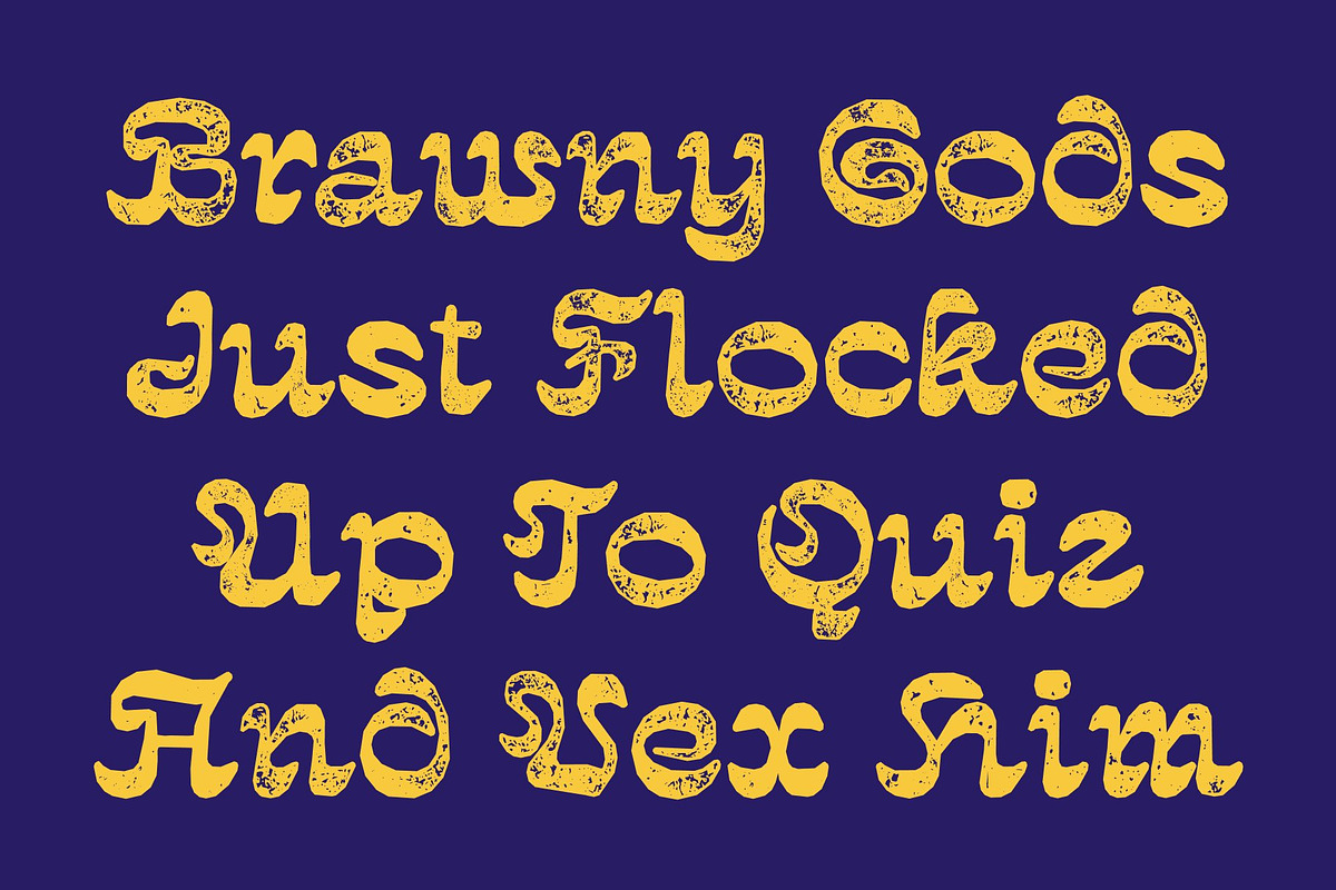 CS Andie Stamp, a Handwritten Font by Craft Supply Co. (Photo 7 of 8)