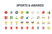 Sport & Awards Flat Icons, an Icon by PixelBazaar (Thumbnail 2 of 2)