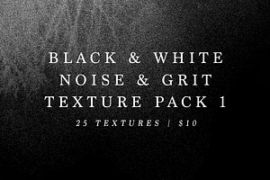 B&W Noise and Grit Texture Pack 1