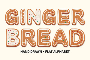 Gingerbread Alphabet Font