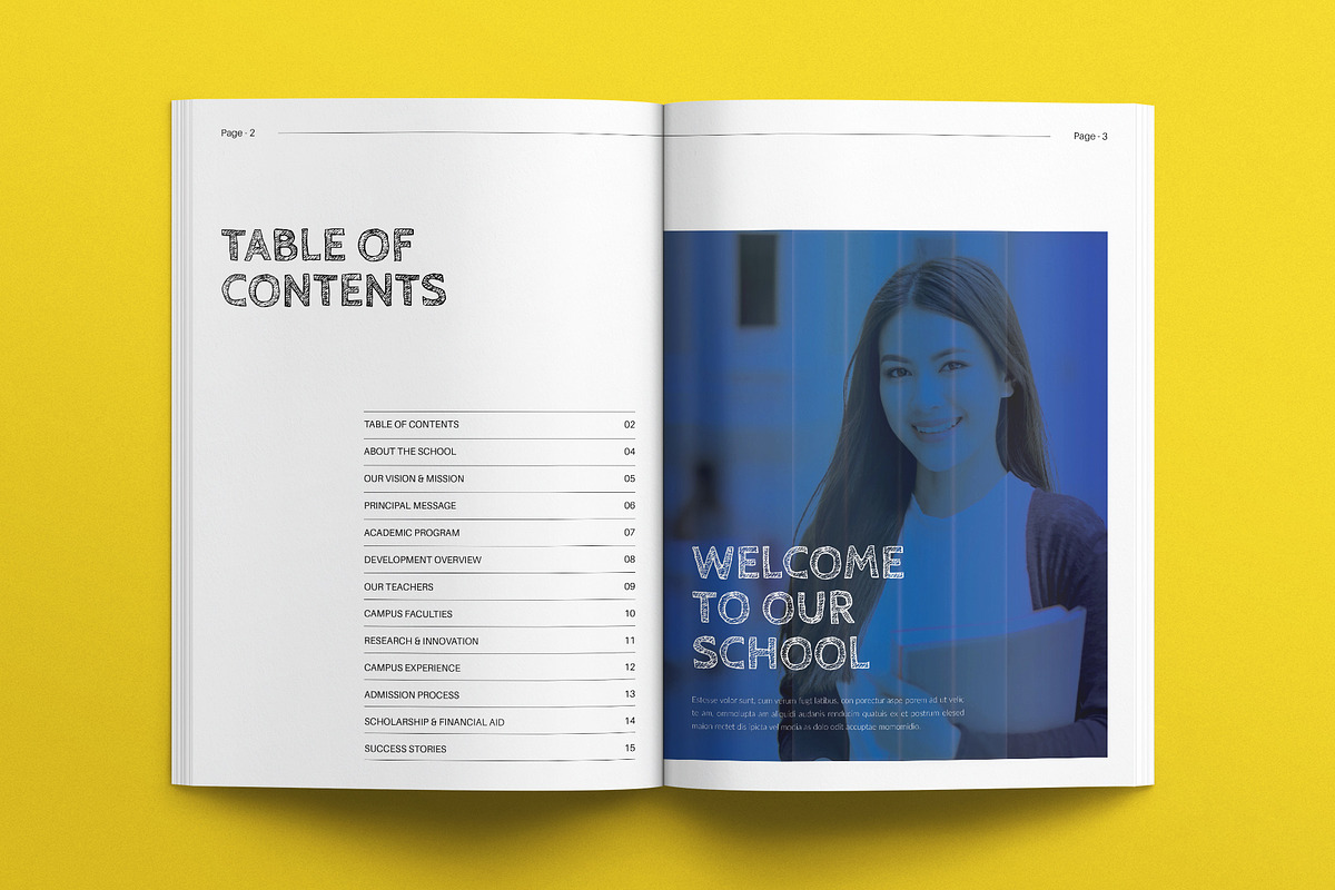 School Education Brochure Template, a Brochure Template by E-Type (Photo 2 of 7)