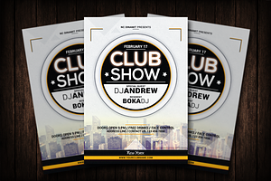 Club Show Flyer Template