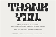 Card Template Thank You, a Graphic by Dheny Designer (Thumbnail 2 of 11)
