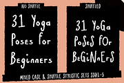 Yogafree Handmade Font, a Handwritten Font by Maker Fonts (Thumbnail 9 of 13)