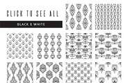 FOLK FLOWERS patterns, elements, an Outline Icon by Lena Nikolaeva (Thumbnail 10 of 12)