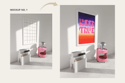 Framed Posters Mockup Gallery ATELIA, a Print Template by Bonumo (Thumbnail 2 of 8)