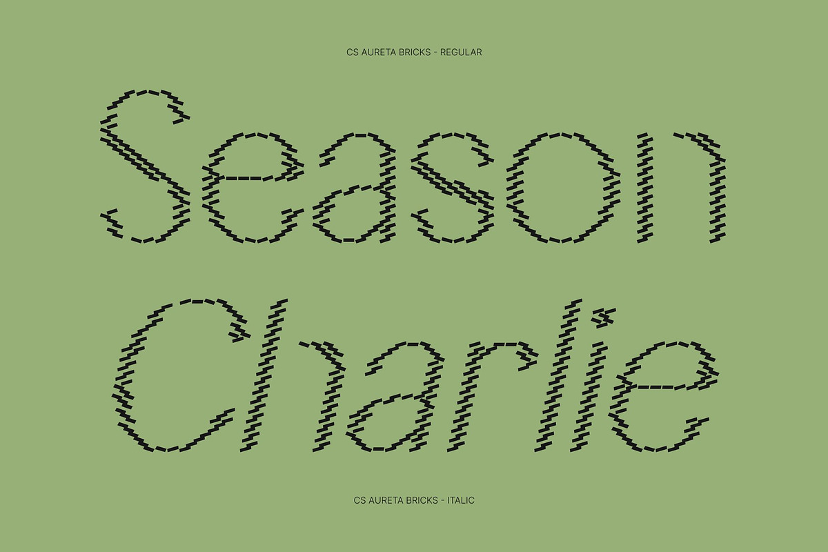 CS Aureta Bricks, a Sans Serif Font by Craft Supply Co. (Photo 3 of 8)