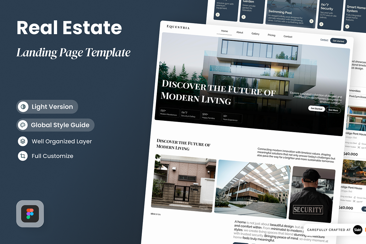 Equestria - Real Estate Landing Page