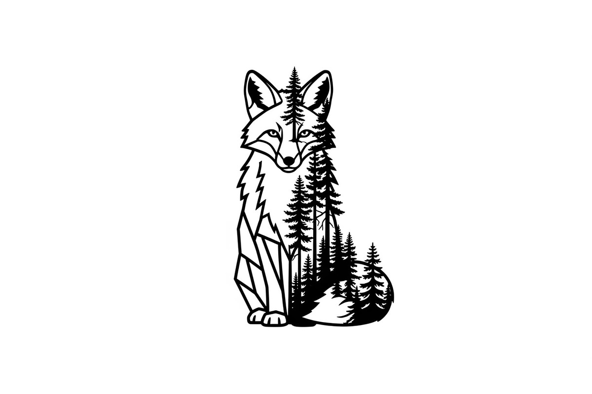 Fox Forest Silhouette Vector Bundle, an Illustration by Creativeshirt (Photo 20 of 31)
