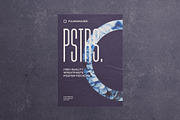 50 poster mockup bundle glued paper, an Advertising Mockup by FoundImages (Thumbnail 36 of 55)