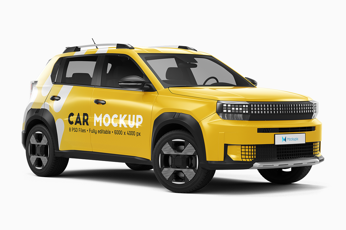 Car Mockup 25, an Advertising Mockup by Mockupix (Photo 6 of 12)