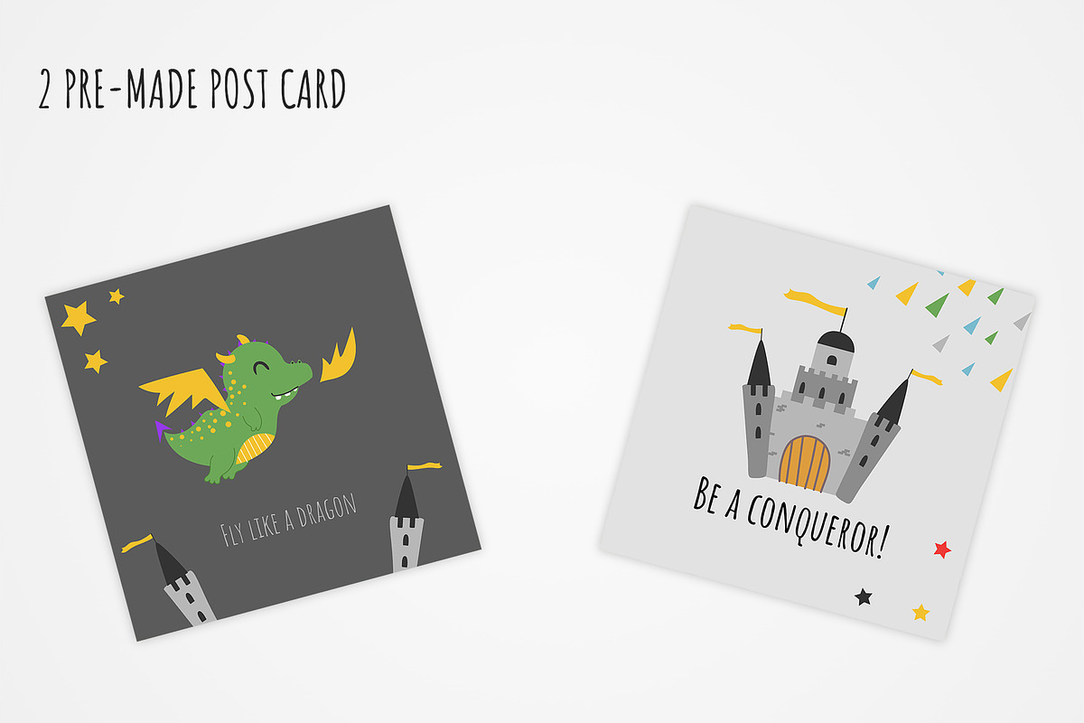 Knights and Dragons Collection, a Graphic by 3Y_Design (Photo 5 of 7)