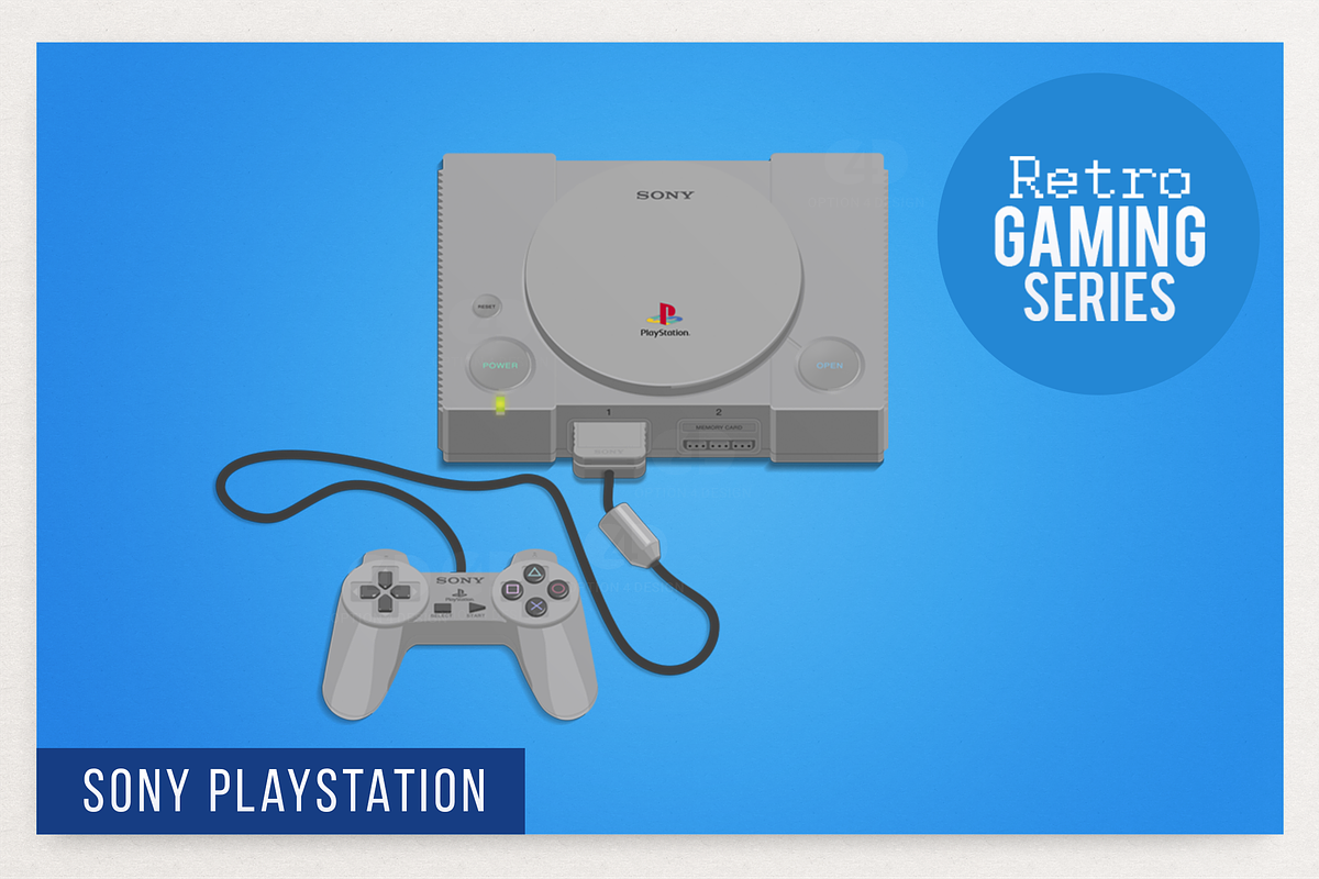 PlayStation Classic / One / PSX, an Illustration by Option 4 Design (Photo 6 of 8)