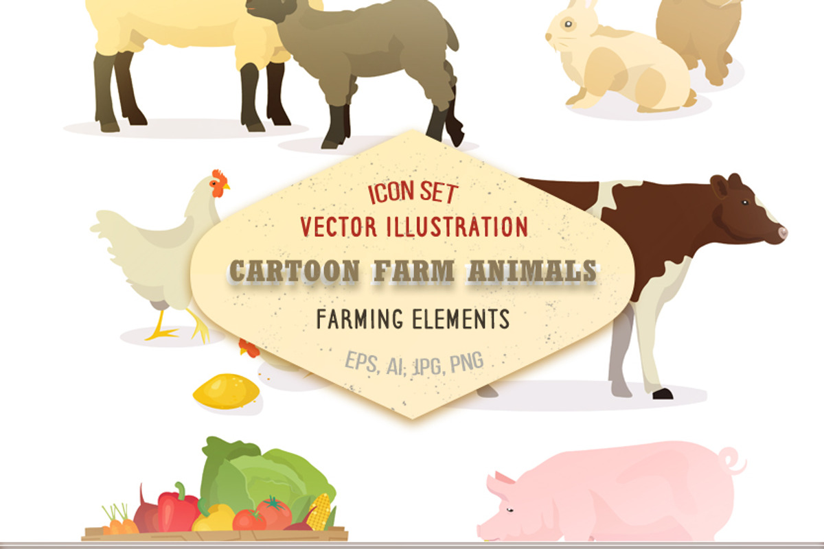 Farmer animals., an Icon by WalnutBird (Photo 1 of 2)