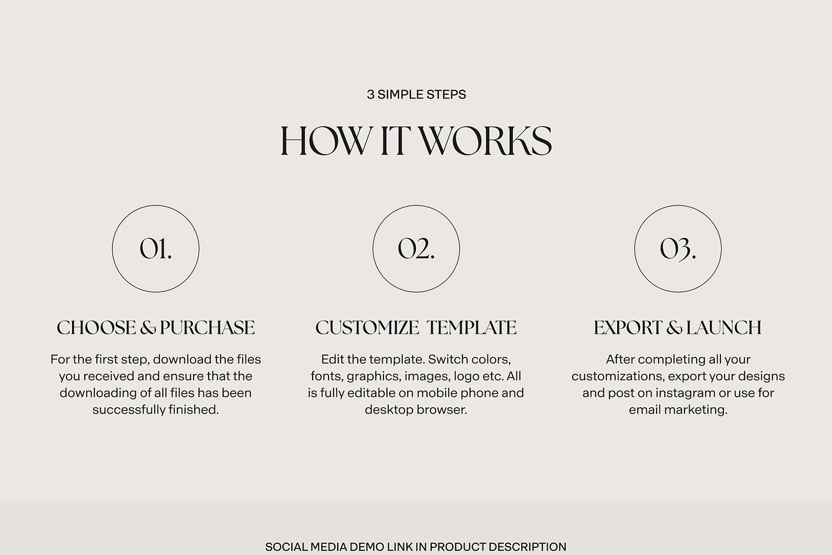 Velour | Canva Social Media Template, a Social Media Template by Lavinia Visuals (Photo 5 of 9)