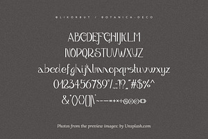 Botanica Deco. Modern Display Serif