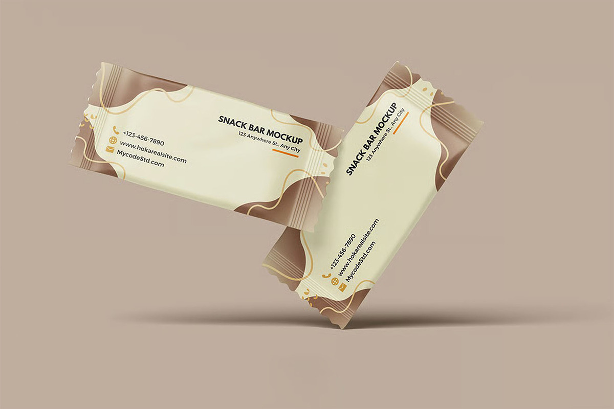 Snack Bar Mockup, a Packaging Mockup by zpackcreative (Photo 2 of 5)
