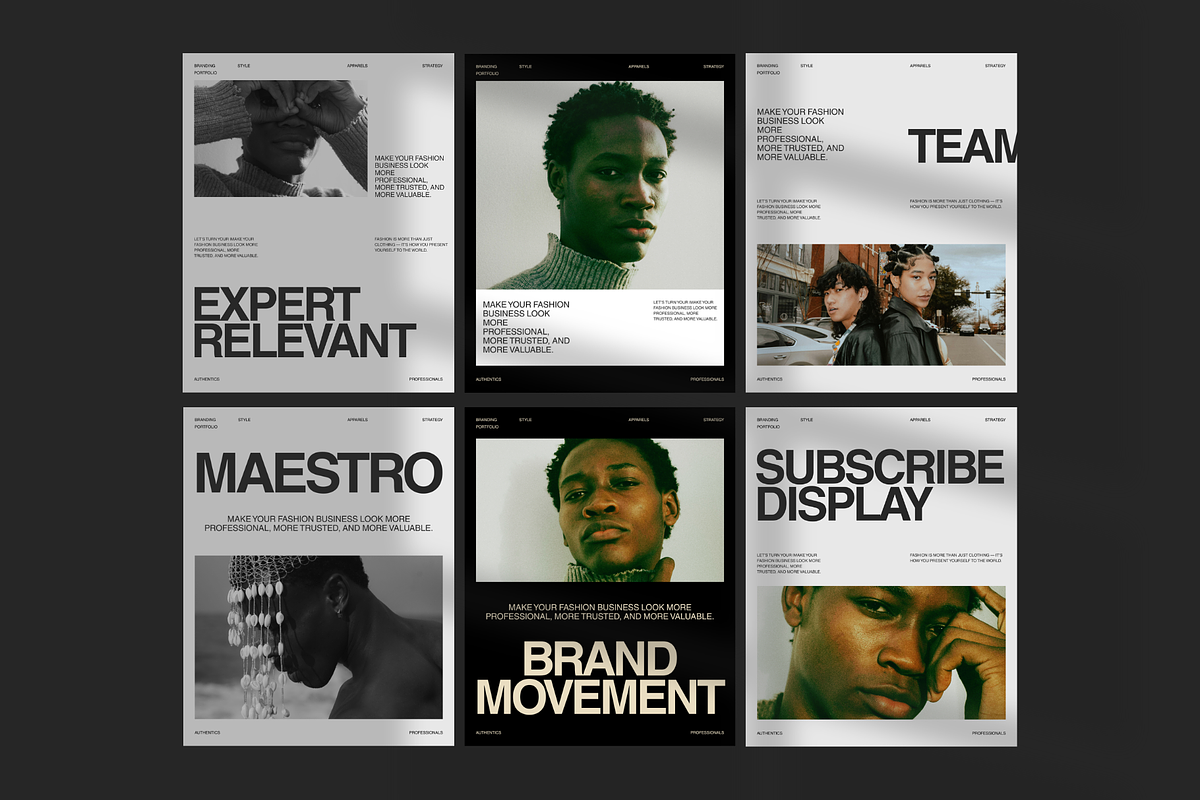 Brand Portfolio Social Media Bundles, a Social Media Template by Creatorism (Photo 5 of 8)