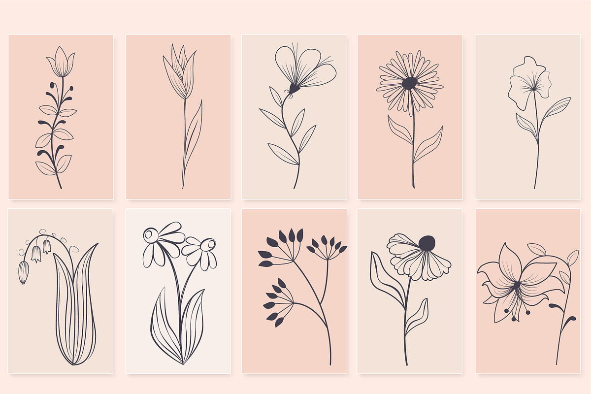 BIG Meadow Flowers Collection, a Decorative Illustration by ZinetroN (Photo 3 of 4)