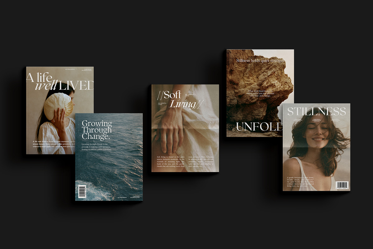 Editorial Ebook Templates for Canva, a Magazine Template by Wildnun Studio (Photo 3 of 18)