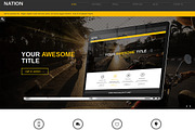 Nation Responsive Bootstrap Theme, a Bootstrap Template by IceTemplates (Thumbnail 2 of 4)