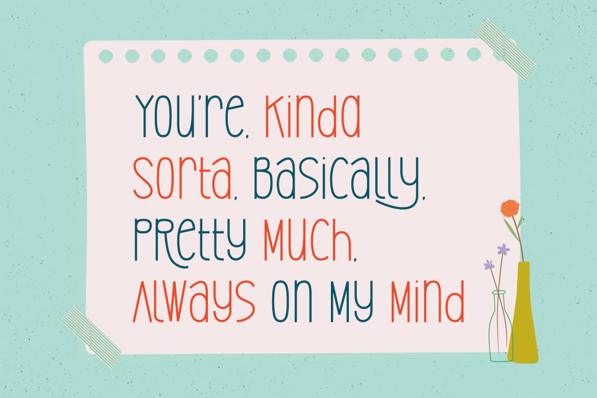 Mika Story - Cute Handwritten Font, a Handwritten Font by Typefactoryco (Photo 5 of 9)