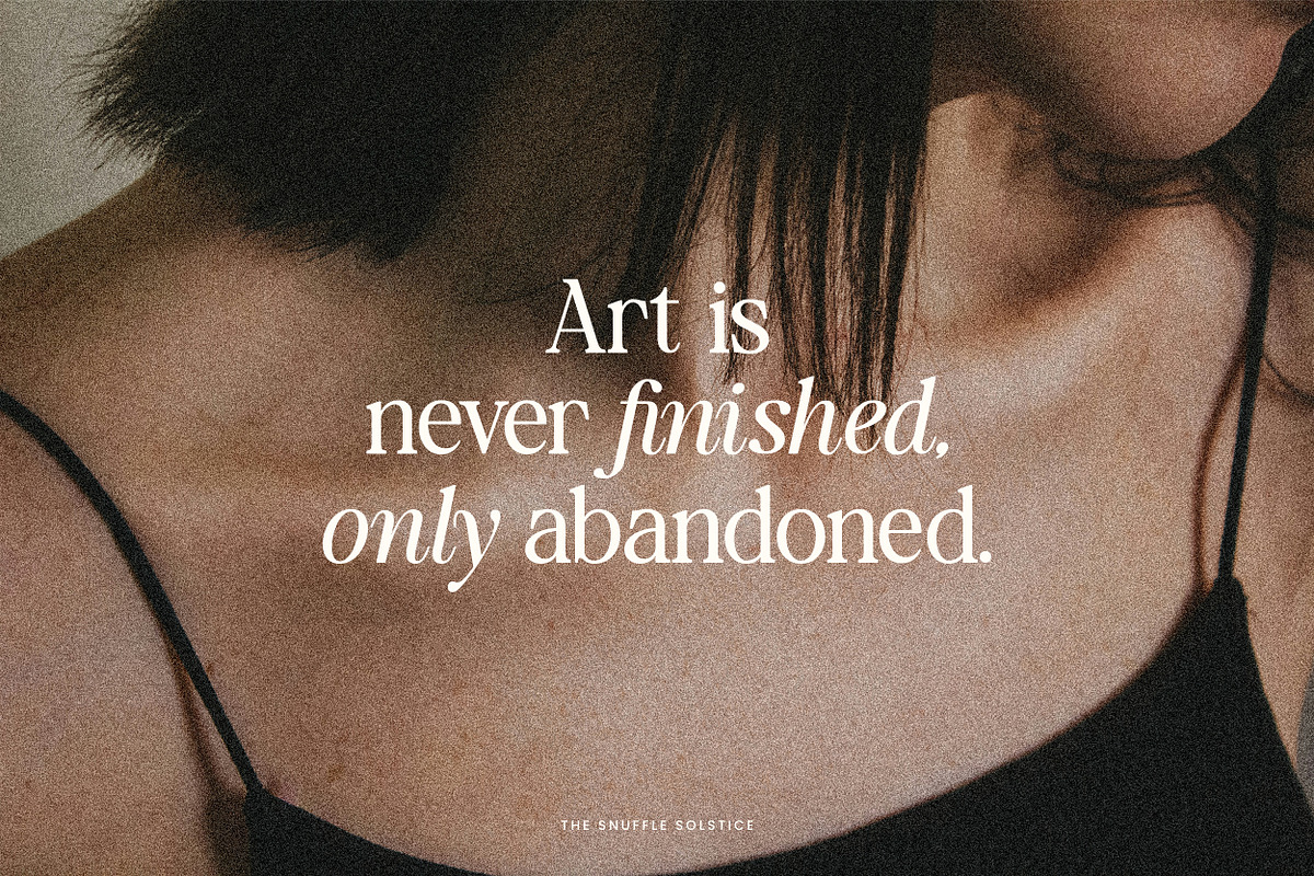The Snuffle Solstice Nostalgic Serif, a Serif Font by Mahesans Co (Photo 4 of 13)