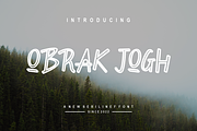 ObrakJogh, a Handwritten Font by puji_hartono (Thumbnail 1 of 5)