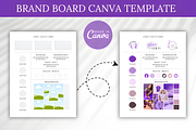 Brand Board Canva Template, Branding, a Marketing Template by Ink Gallery (Thumbnail 1 of 5)