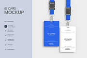 ID Card Lanyard Mockup Set, a Product Mockup by graphypix (Thumbnail 2 of 4)
