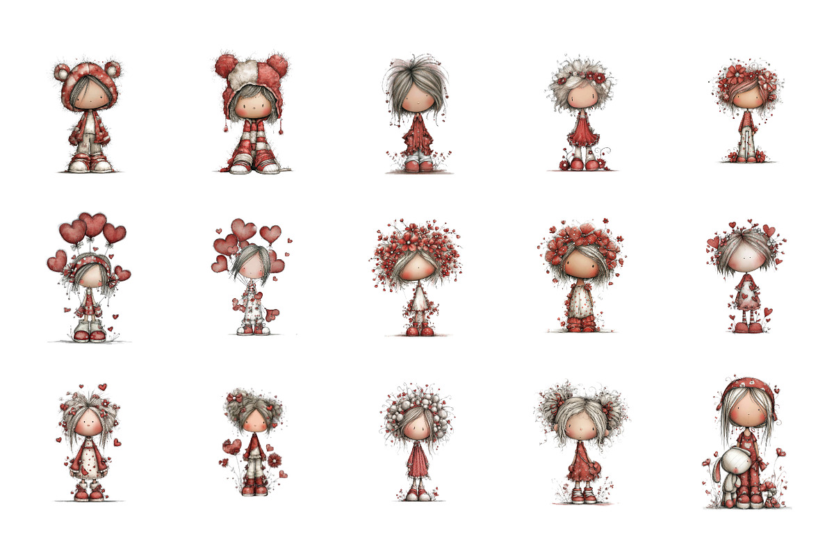 Whimsical easter fairy clipart, an Illustration by SinaCreation (Photo 2 of 10)