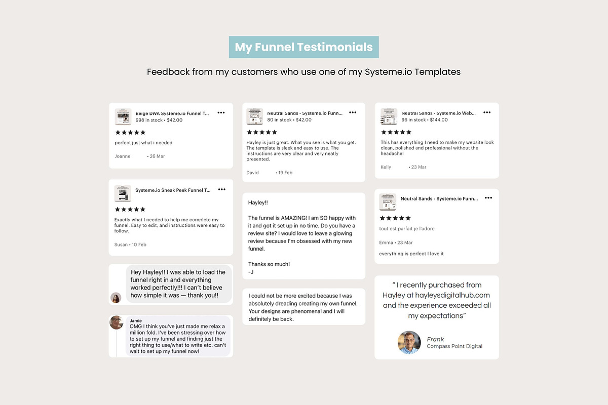 Systeme.io Sage Botanica Lead Magnet, a Landing Page Template by Hayley's Digital Hub (Photo 9 of 10)