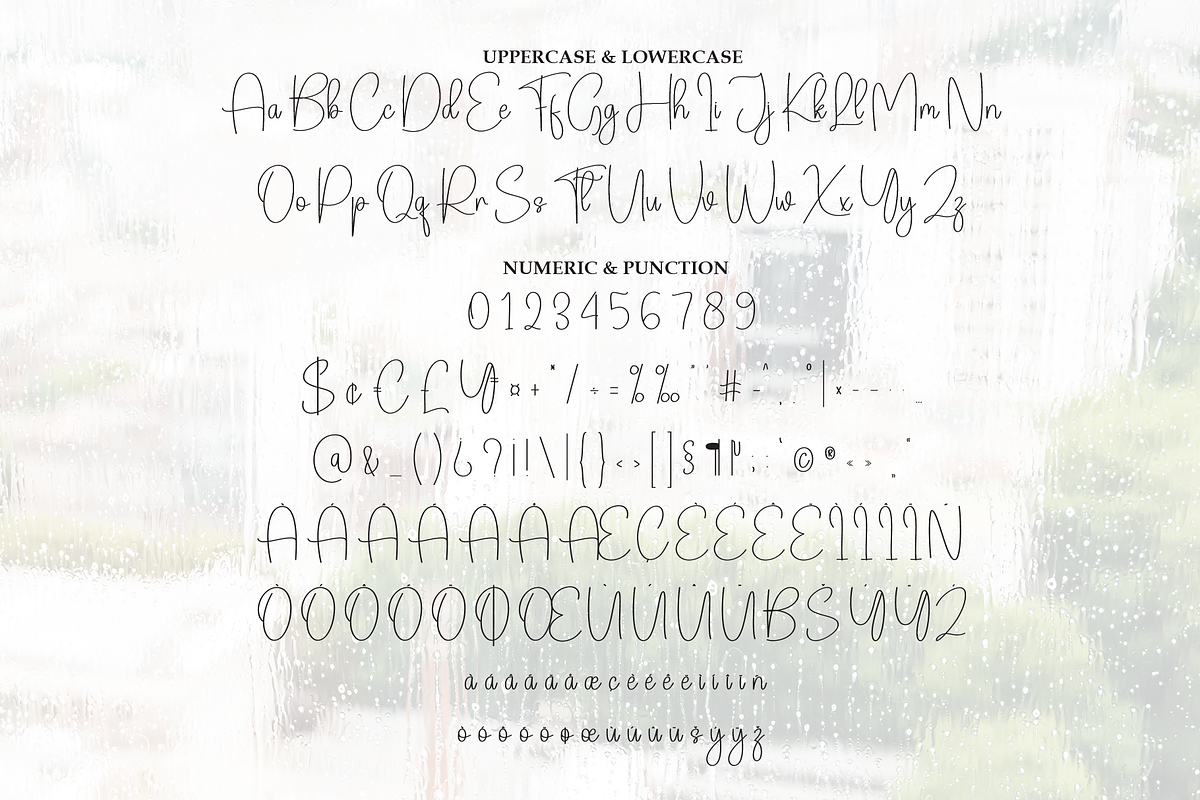 Rainyday | Script Font, a Handwritten Font by Scratchones (Photo 7 of 9)