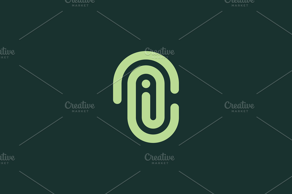 simple modern letter IC or CI logo., a Branding & Logo Template by Rasagama Studio
