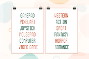 Onyx Pixel Game Font, a Font by alpercakici (Thumbnail 9 of 10)