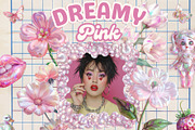 Dreamy Pink Collection, an Object Graphic by Natali Batu (Thumbnail 1 of 16)