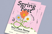 Spring Festival Event Flyer, a Flyer Template by Guuver (Thumbnail 3 of 3)