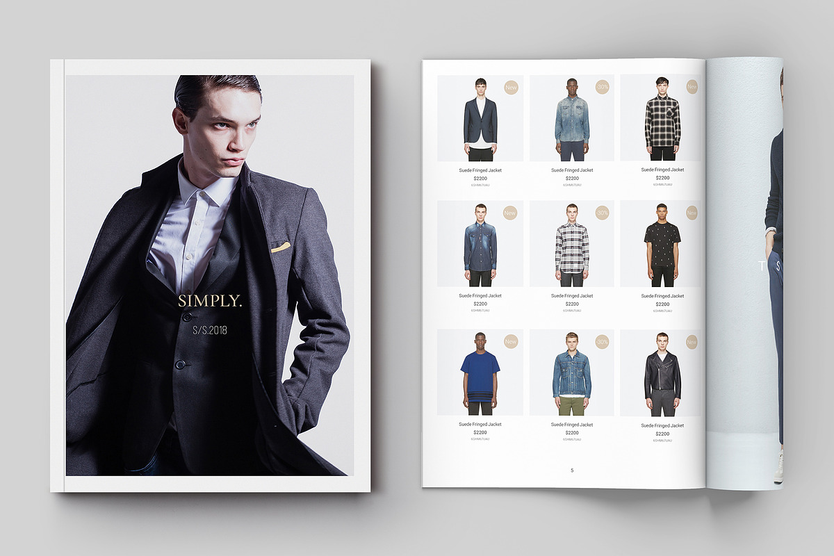Simply Apparel Catalog, a Brochure Template by Jorge Lima (Photo 1 of 5)